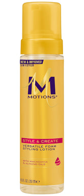 Motions loción espumosa para peinado botella, estilo flexible y suave