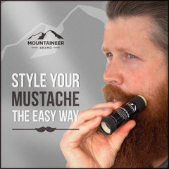 Aplicación manual de Mountaineer Brand barrita para bigote facilita definición precisa