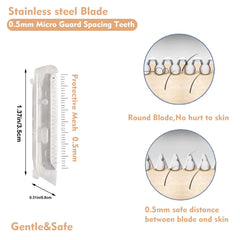 MOVELOVE cepillo limpieza Dermaplane Glo mantiene herramientas en orden