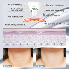 MOYAC hot mode warms skin to support product absorption.