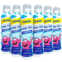 Mr. Bubble Extra Gentle dispensador de espuma para lavado suave en piel sensible.