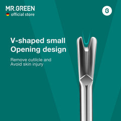 MR.GREEN diseno ergonomico para uso comodo durante manicura