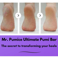 Mr. PUMI Bar, piedra de pedicura que suaviza la piel de talones.