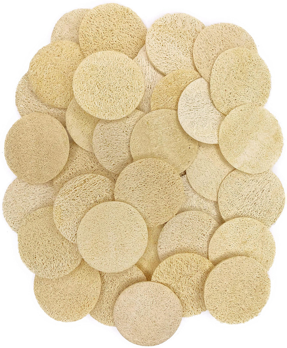 Mr.Cui'shop pad exfoliante de lufa para rostro, deja la piel suave