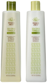 Shampoo Mroobest Tea Tree Tingle, botella, limpieza suave y frescura diaria.