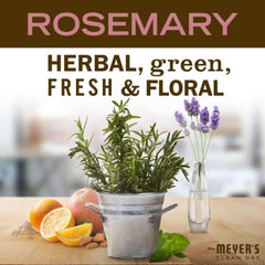 Mrs. Meyer's Clean Day aroma romero con hojas perennes para sensación fresca