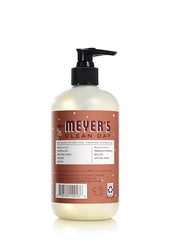 Mrs. MEYER'S Clean Day Jabón manos pan de jengibre, etiqueta visible, ingredientes suaves