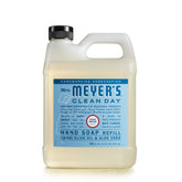 Recarga de jabon de manos Mrs. Meyer's Clean Day con aroma lluvia de agua, listo para usar