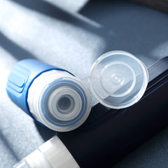 Tapa sin goteo de MrsDry, control preciso de la dosificación.