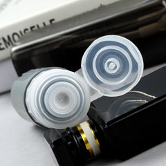 Mrsdry tarros de viaje, 4 tarros a prueba de fugas para líquidos.