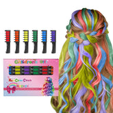 MSDADA Peine Tiza para Cabello Rojo, destellos temporales para fiestas
