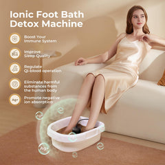 MSFOOT bandeja detox ionic para pies confortable durante la sesión