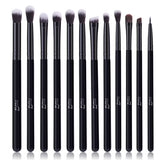MSQ conjunto de 12 brochas para ojos con cerdas sintéticas suaves