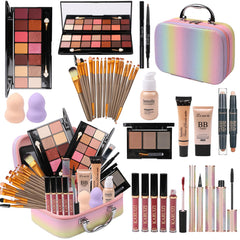 MTDXILTAI kit maquillaje arcoiris con paleta de sombras para looks creativos