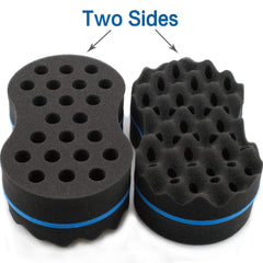 MTWIST esponja rizos ondulados; huecos pequeños para rizos apretados.