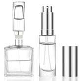 Atomizador de viaje MUB, cristal y llenado superior para rellenar fácilmente.