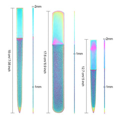 Lima diamante Mudder grande, doble cara para dar forma a uñas más largas