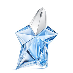 Mugler Angel, botella elegante, aroma distintivo para ocasiones especiales y uso diario.
