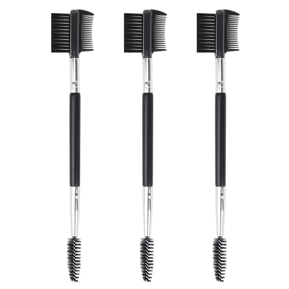 MUIIGOOD tres-en-uno cejas y pestañas con espiral de doble cabeza para definición precisa.