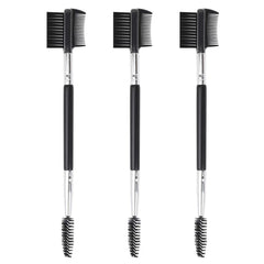 MUIIGOOD tres-en-uno cejas y pestañas con espiral de doble cabeza para definición precisa.