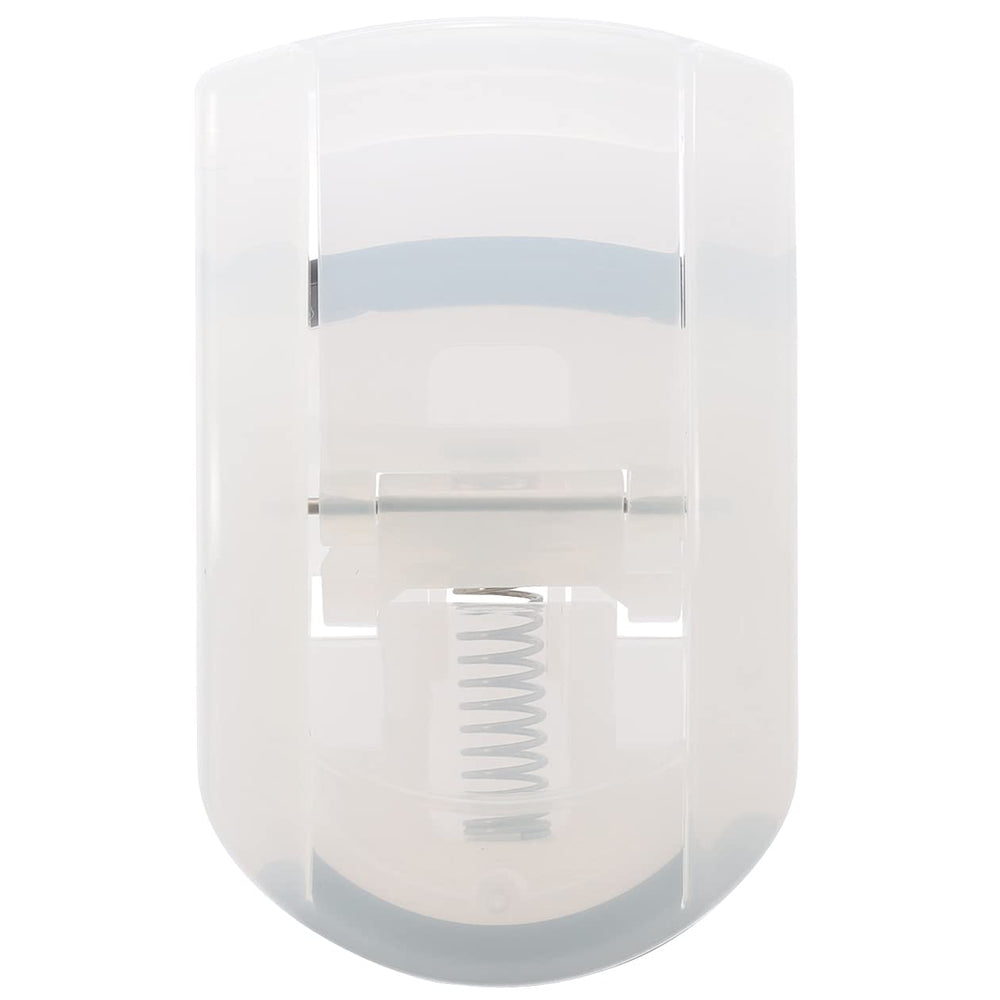 MUJI rizador de pestañas portátil, empaque japonés, ideal para retoques sobre la marcha.