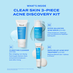 Murad Acne Trial Kit - tratamiento balance: equilibrio de piel con mandélico.