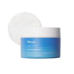 Murad discos exfoliantes para cuerpo en empaque, preparación para una piel más suave