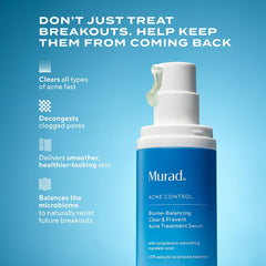 Murad Biome-Balancing Serum : pores décongestionnés pour peau plus nette