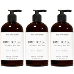 Muse Apothecary Hand Ritual, botella de 16 onzas, cuidado diario de manos.