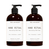 Muse Apothecary Hand Ritual: botella de 16 oz para uso diario con aroma relajante.