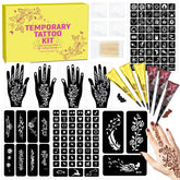 MuseLuxe 126 plantillas tatuajes, diseño temporal fácil y creativo