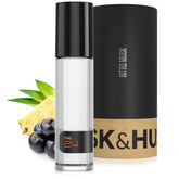 Creed Aventus No. 24 de Musk & Hustle, frasco compacto para aroma duradero.
