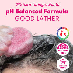 Muun barra pH equilibrado: equilibrio natural para cabello limpio y ligero.