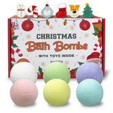 Muyiz bombas-bano-navidad-6-colores-fragrancias muestra una experiencia aromática