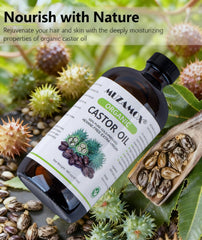 MUZAMOX pack de aceite de ricino en tela para envolturas de cuidado