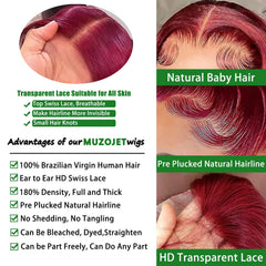 MUZOJET cabello humano onda cuerpo 26 pulgadas para estilo suave y duradero