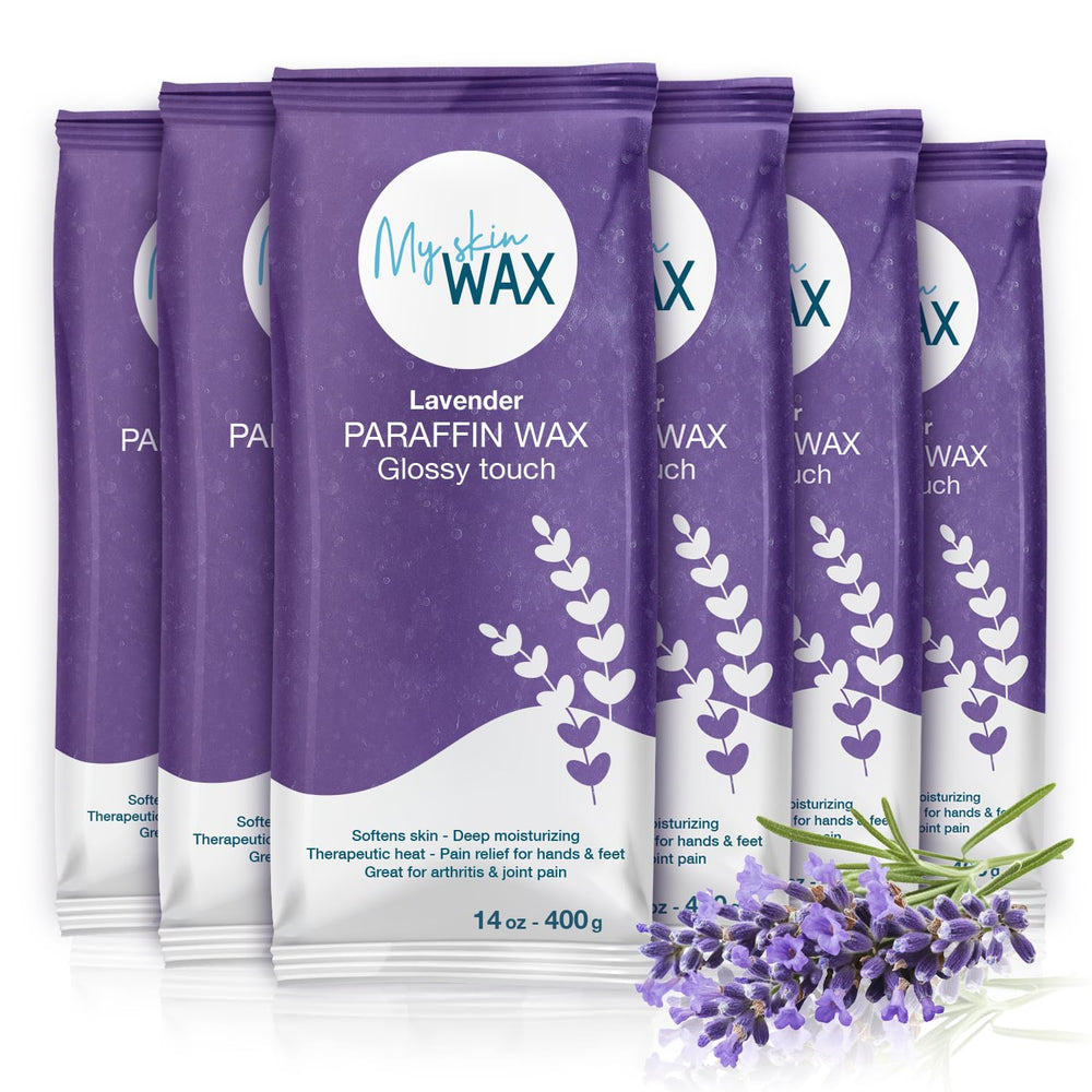 My Skin WAX: bloques de parafina lavanda para manos y pies, hidratación suave