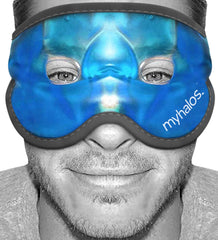 myhalos mascarilla ojos gel frío, alivia hinchazón y favorece el descanso visual