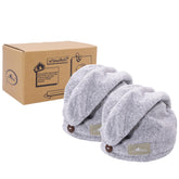 myHomeBody toalla-cabello wrap secado rápido, suave y cómodo.