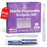 MyMed Dermaplane 14R rasurador descartable para rostro, uso seguro en casa.