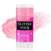 Mysense barra brillo corporal rosa, efecto deslumbrante para cuerpo en fiestas