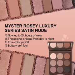 MYSTER ROSEY sombras marrón para look neutro y duradero.