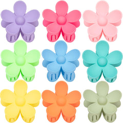 Mythos pinzas con flores estilo rosa, fijación duradera para peinados diarios