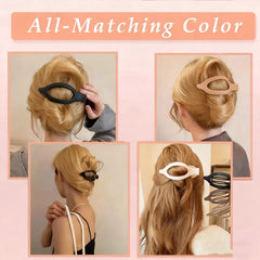 Clip plano Mythos con acabado mate para un look elegante