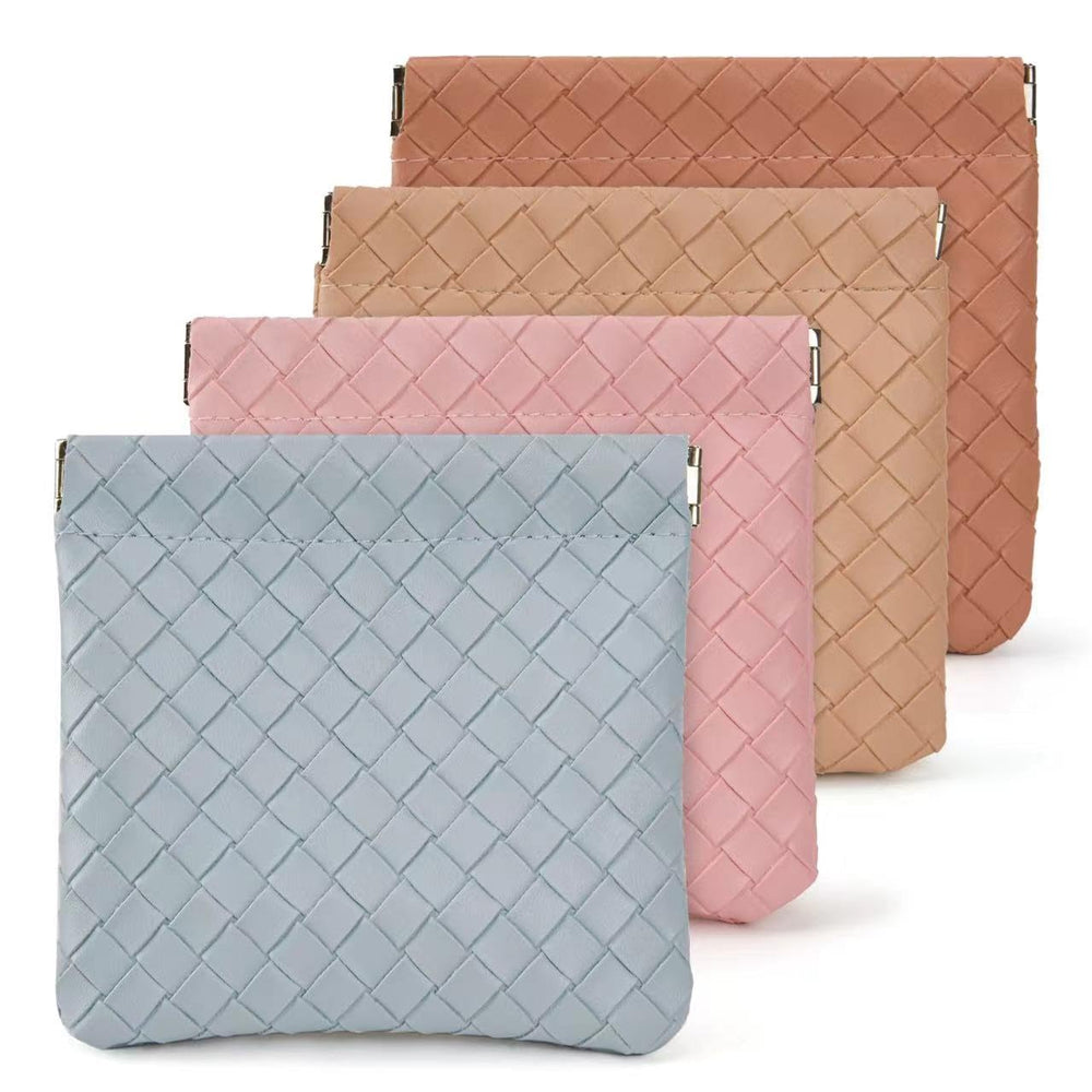 Estuches MZLUWM de maquillaje en colores variados para organizar tus esenciales en el bolso.