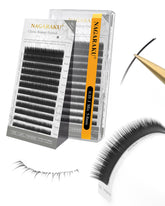 NAGARAKU Pestanas Inferiores Extensiones: acabado natural suave y ligero para uso profesional