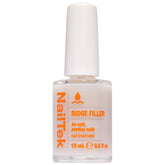 Botella transparente de Nail Tek Ridge Filler Formula 2 para aplicación limpia