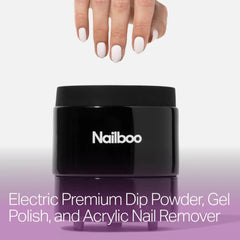Nailboo tazón cerámico caliente para acelerar la remoción de esmalte.