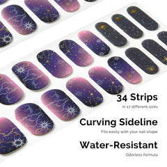 NAILOG Constellation, acabado gel brillante para un look duradero.
