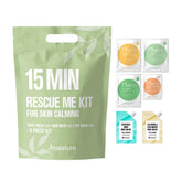 Naisture kit 15 min rescate: mascarilla facial trio para hidratación y renovación